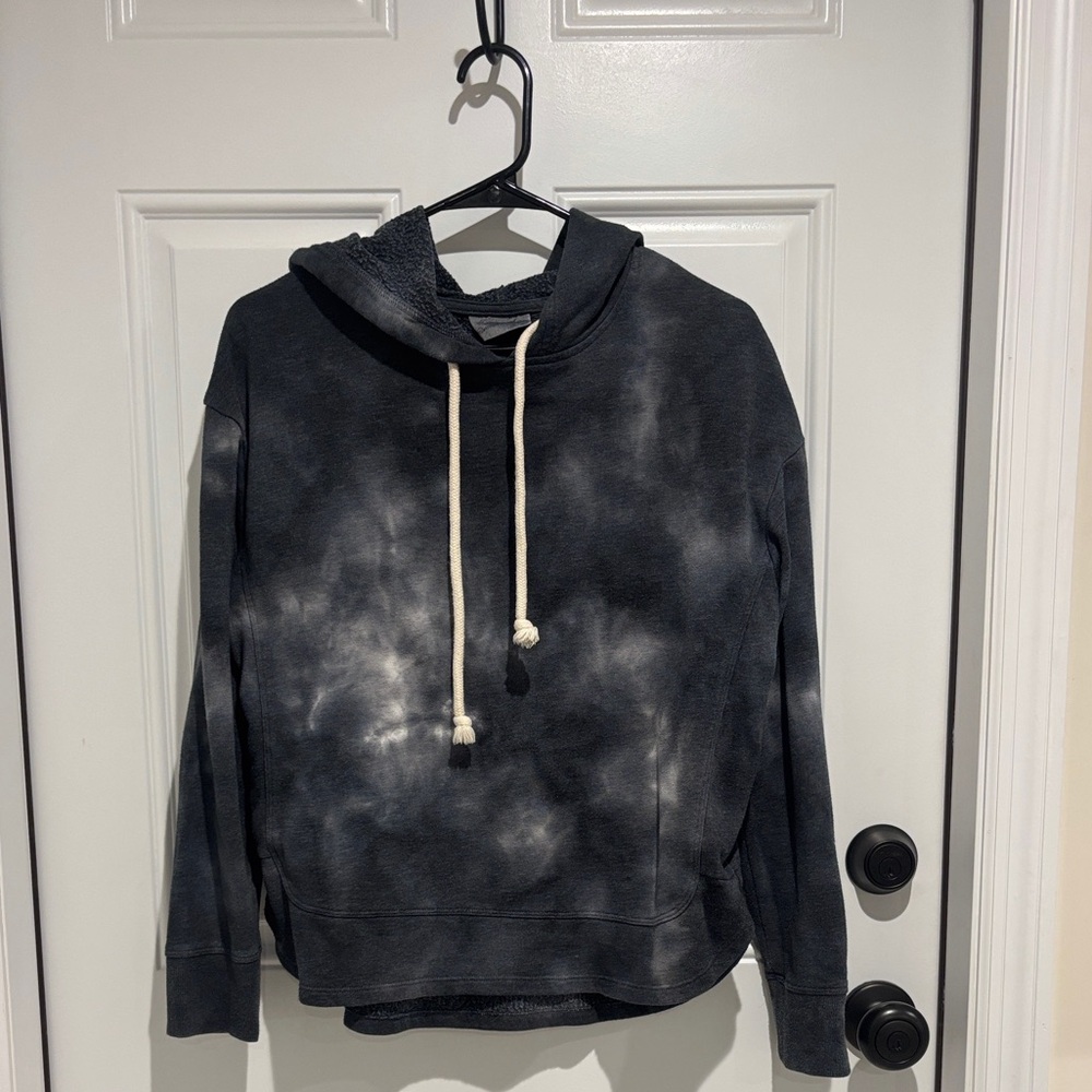 American Threads navy marble tie dye Hoodie